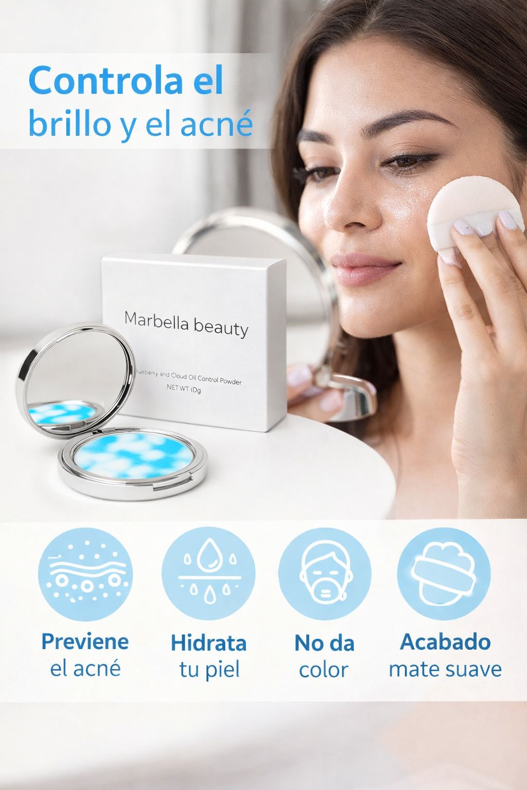 Polvo Matificante Marbella Beauty