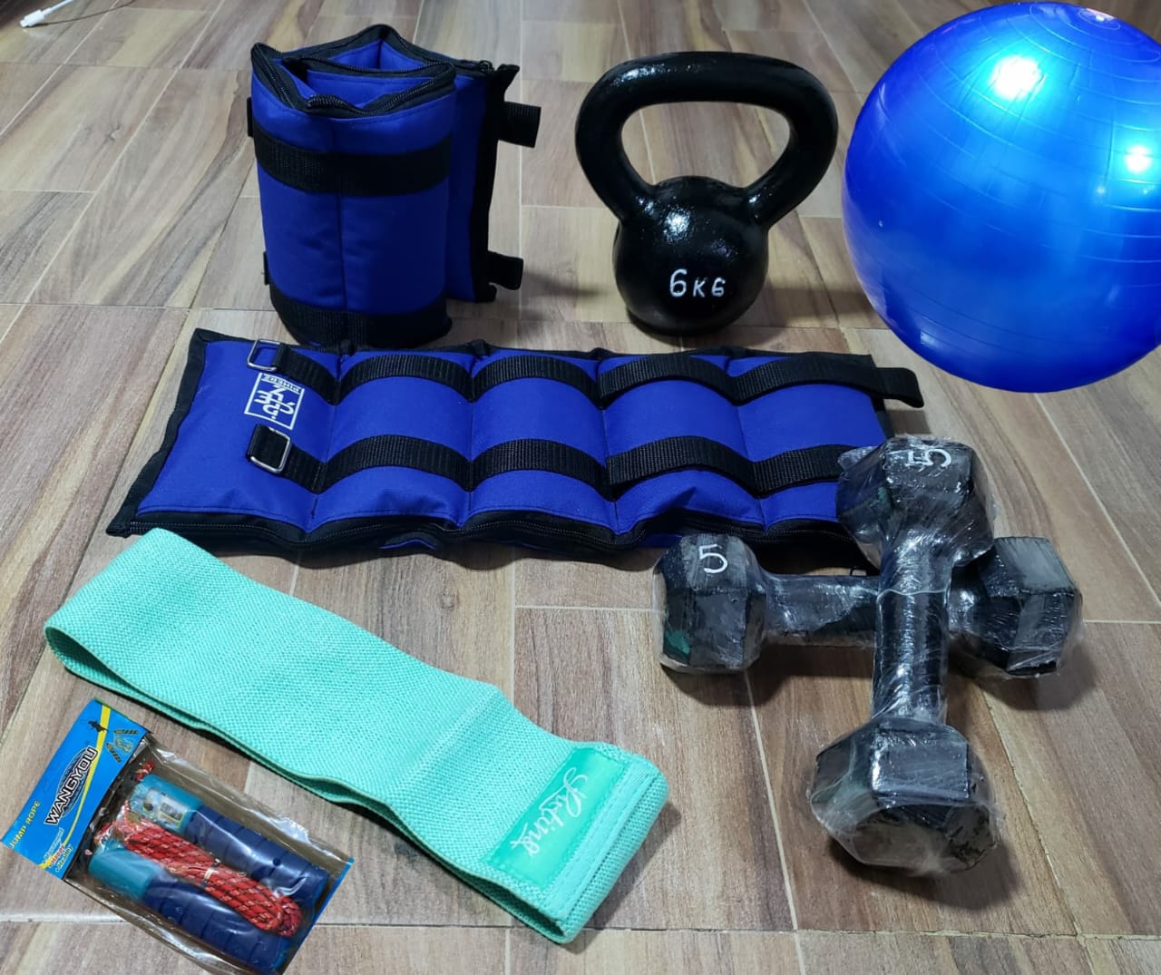 Kit de fuerza + balón pilates + obsequio